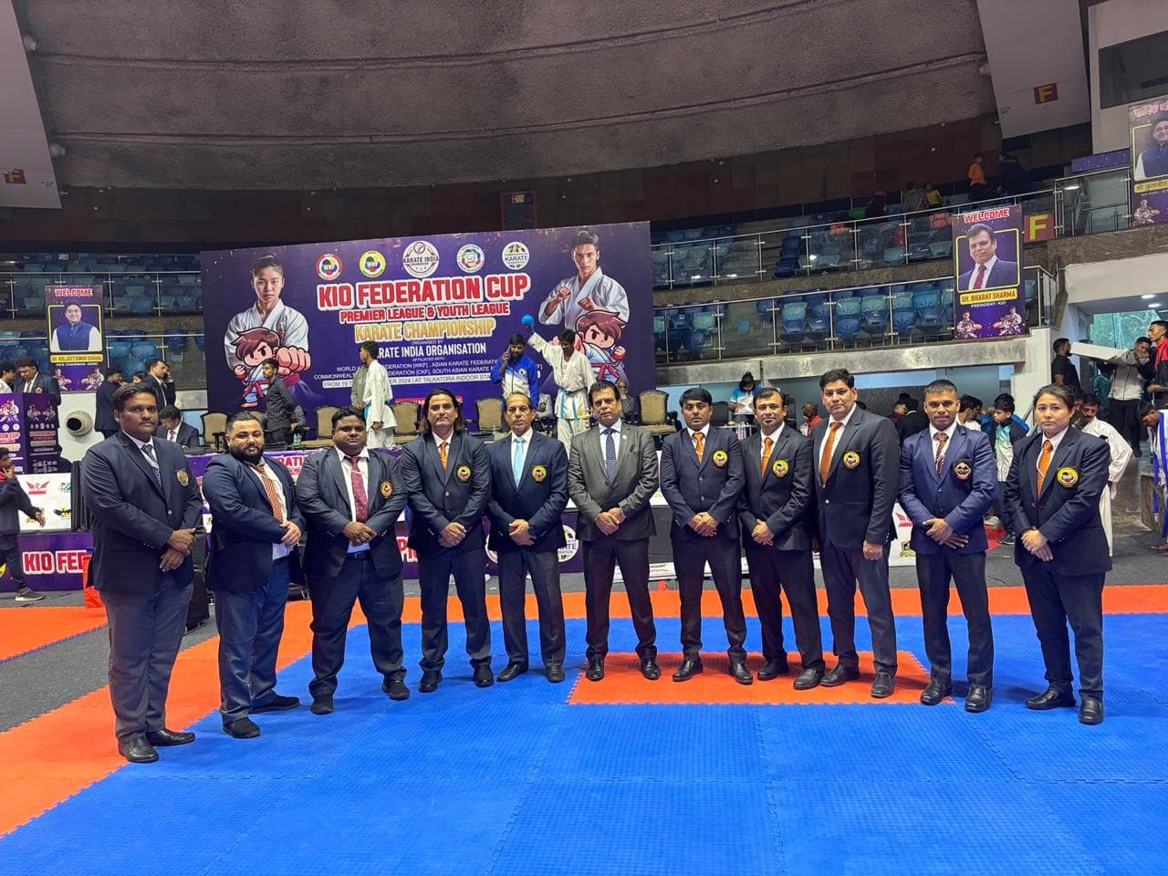 Delhi Wushu Cup officials