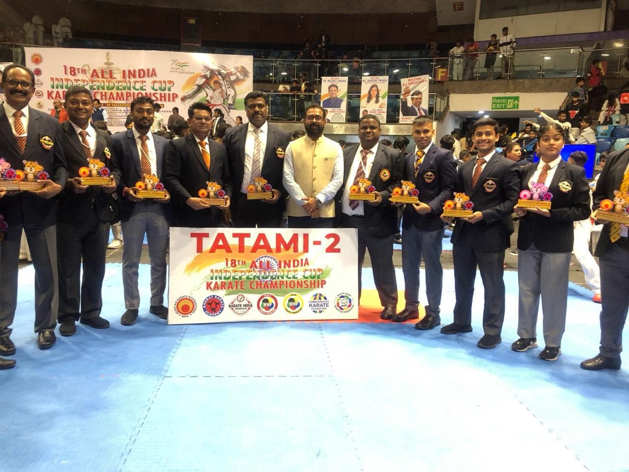Karate cup team lineup