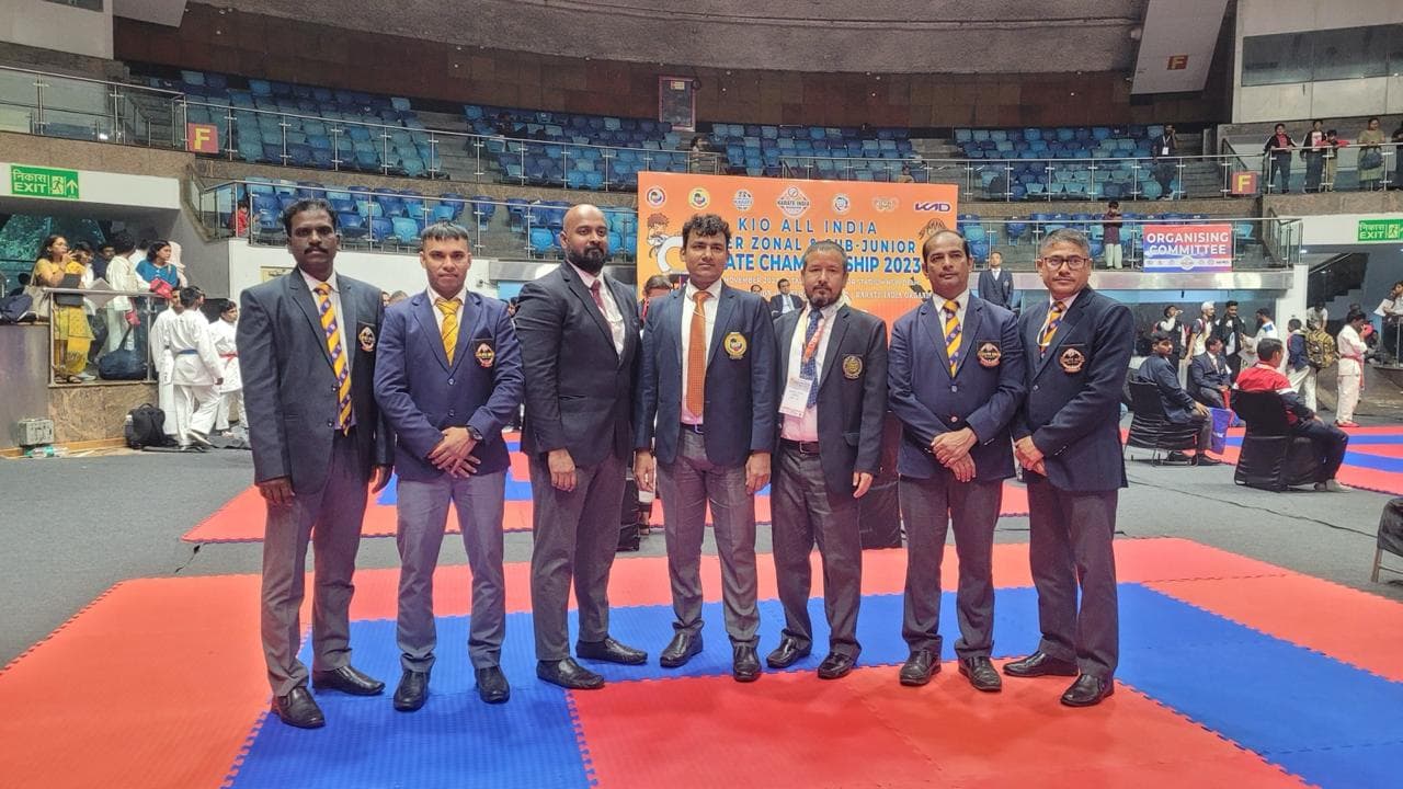 Wushu event officials lineup