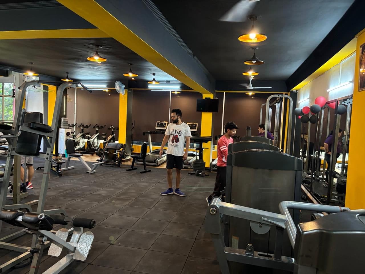 Gym training session
