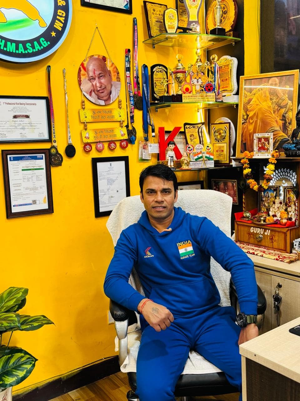 Reception area of R.H. Martial Arts Sports Academy
